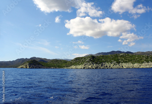 Mountains and sea view. Turkey.