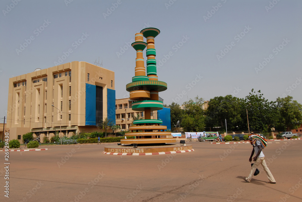 Naklejka premium Ouagadougou Burkina Faso