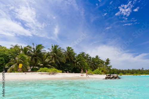 Idyllic tropical beach