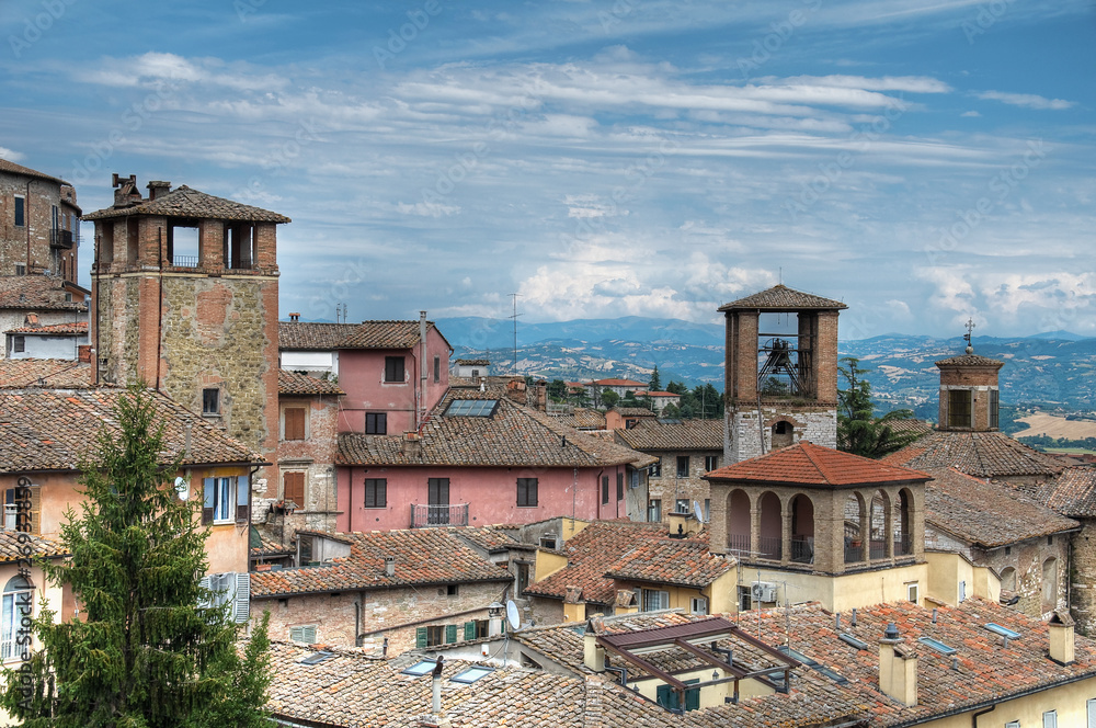 View of Perugia. Umbria.