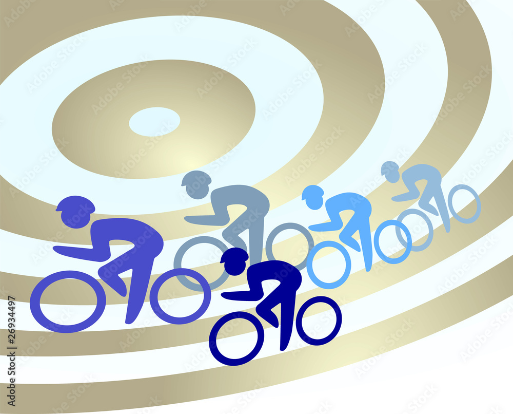 Fototapeta premium Radsport