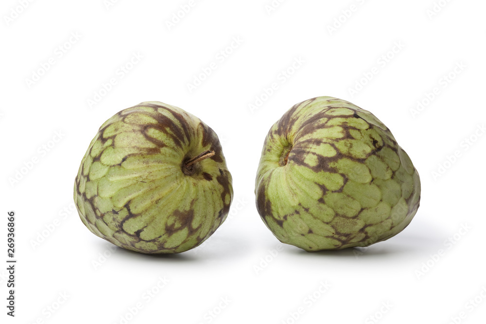 Obraz premium Whole fresh cherimoya fruit