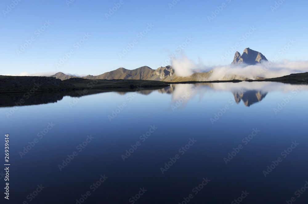 reflections in Pyrenees