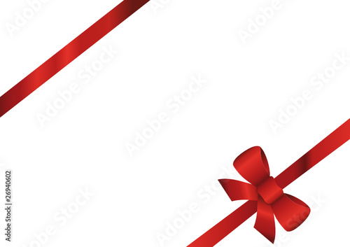 Geschenk mit Schleifenband