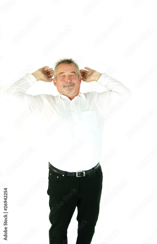 Fototapeta premium Freundlicher Senior