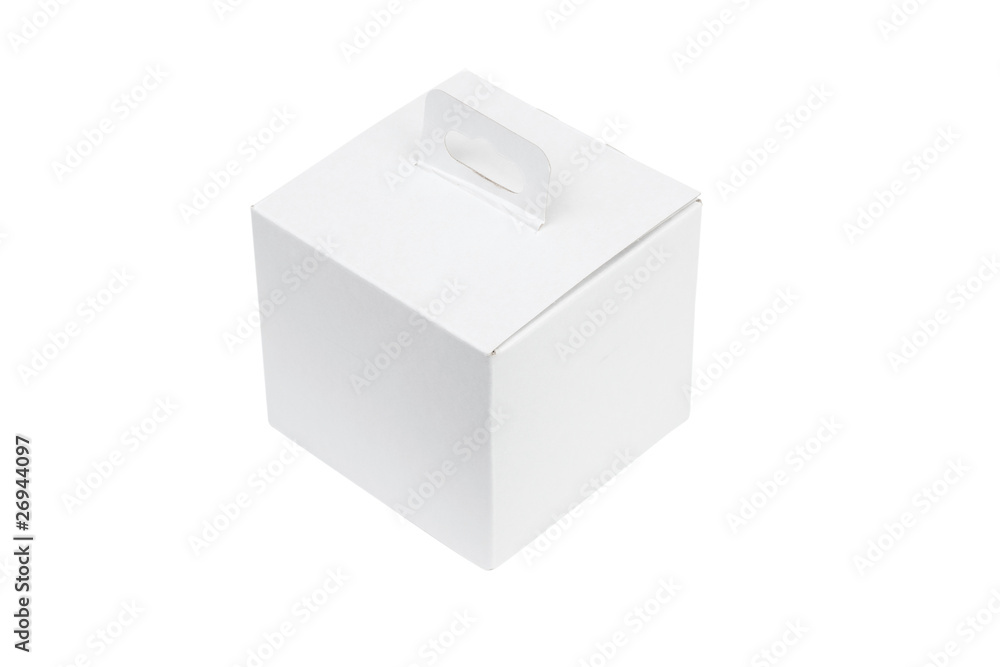 Fototapeta premium White package box