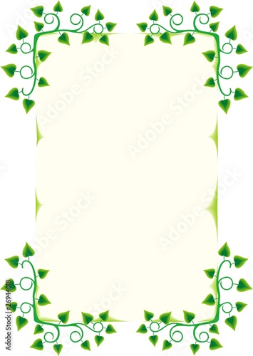 tree border leaves