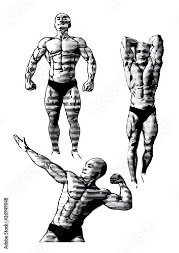 bodybuilding trio