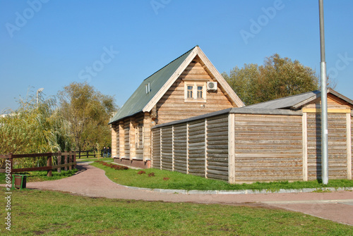 Русский бревенчатый дом Russian log house