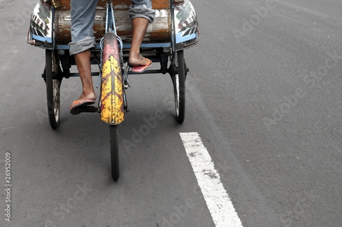 Indonesian becak