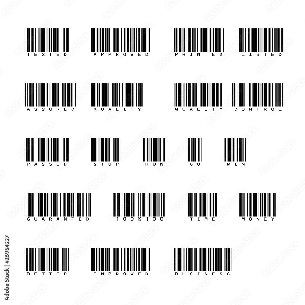 Barcode words Barcode words