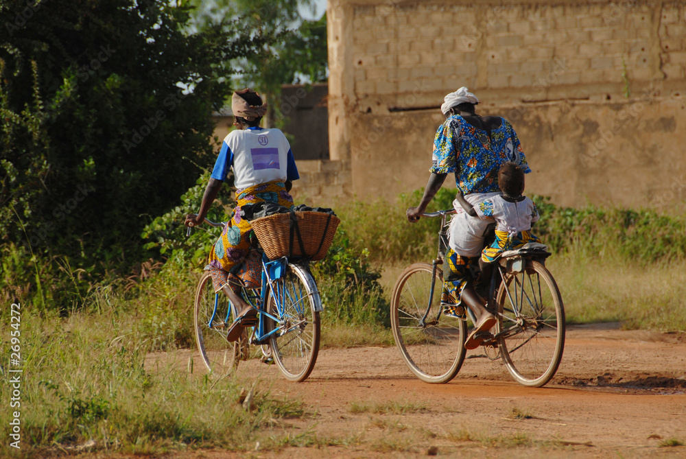 Naklejka premium donne africana