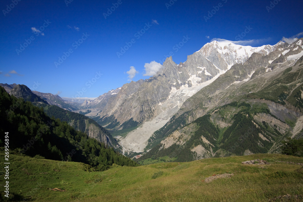 Monte Bianco e Aiguille Noire