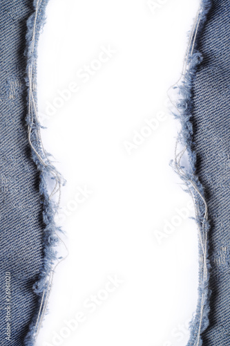 ripped vintage jeans texture with blank space for text