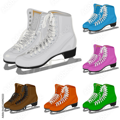 The set women's figure ice skate