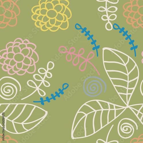 Seamless flower pattern