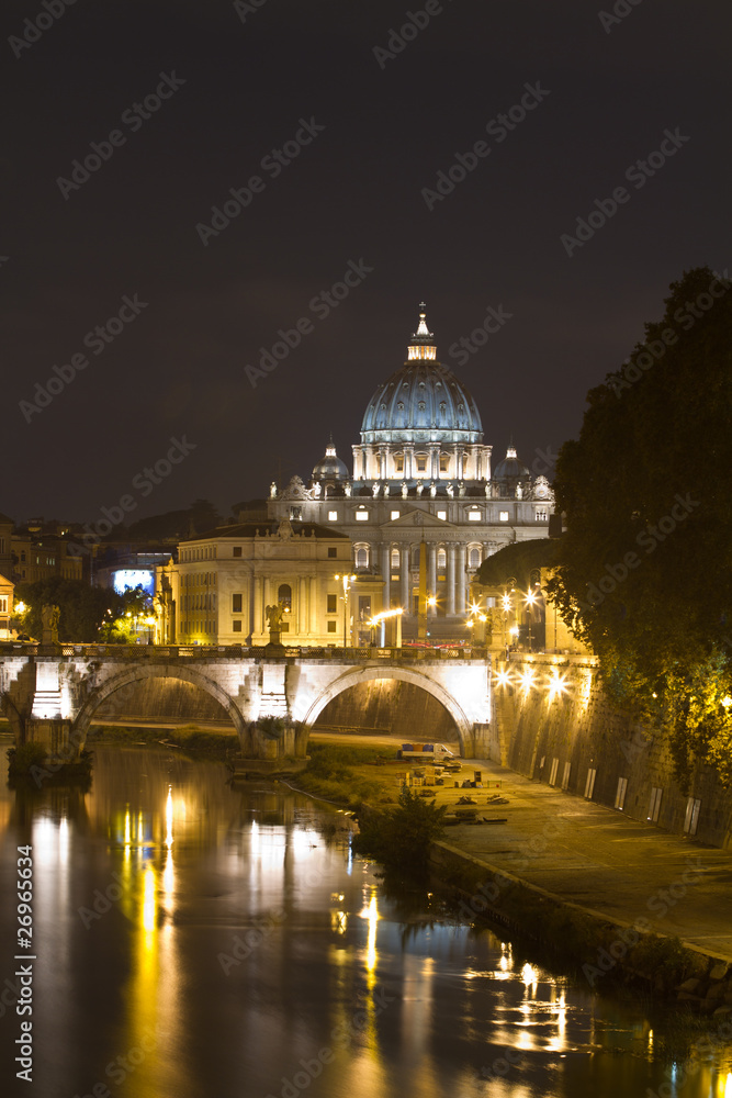 Rom bei Nacht, Italien