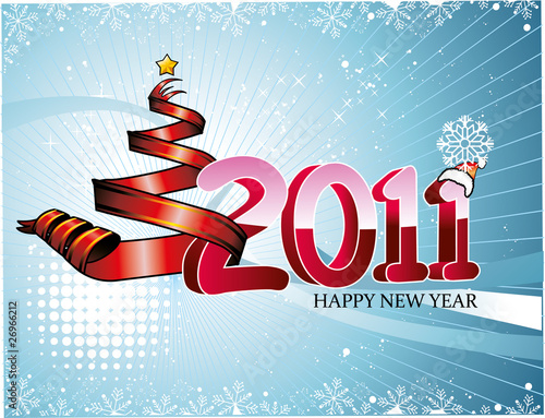 año nuevo en vector