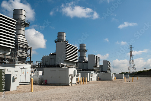 Bild auf Leinwand Electrical Substations