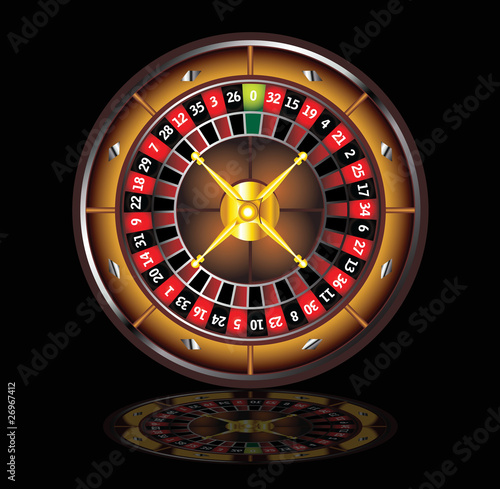 brown roulette wheel