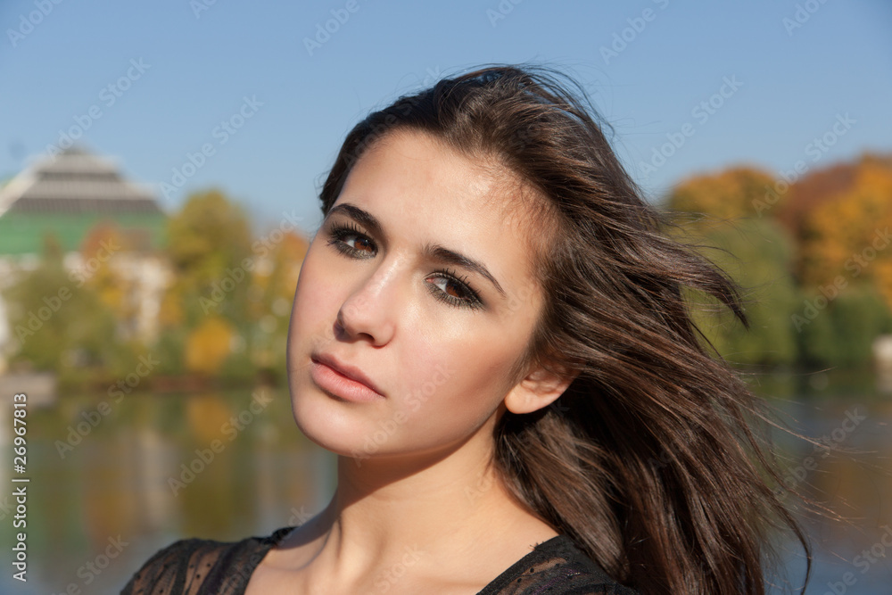 Naklejka premium sunny portrait