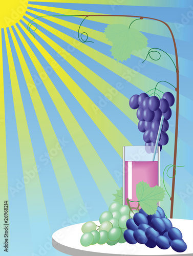 Grape and luice