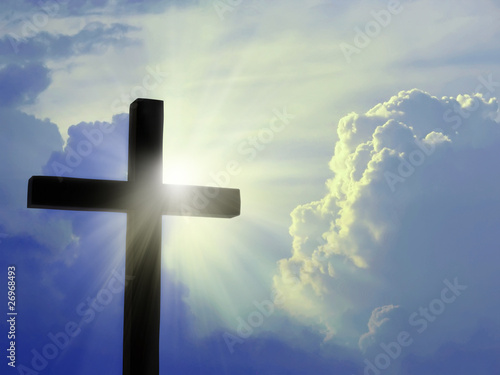 Slika na platnu Cross against the sky