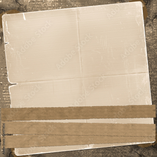 Old grunge background with abstract alienated paper photo