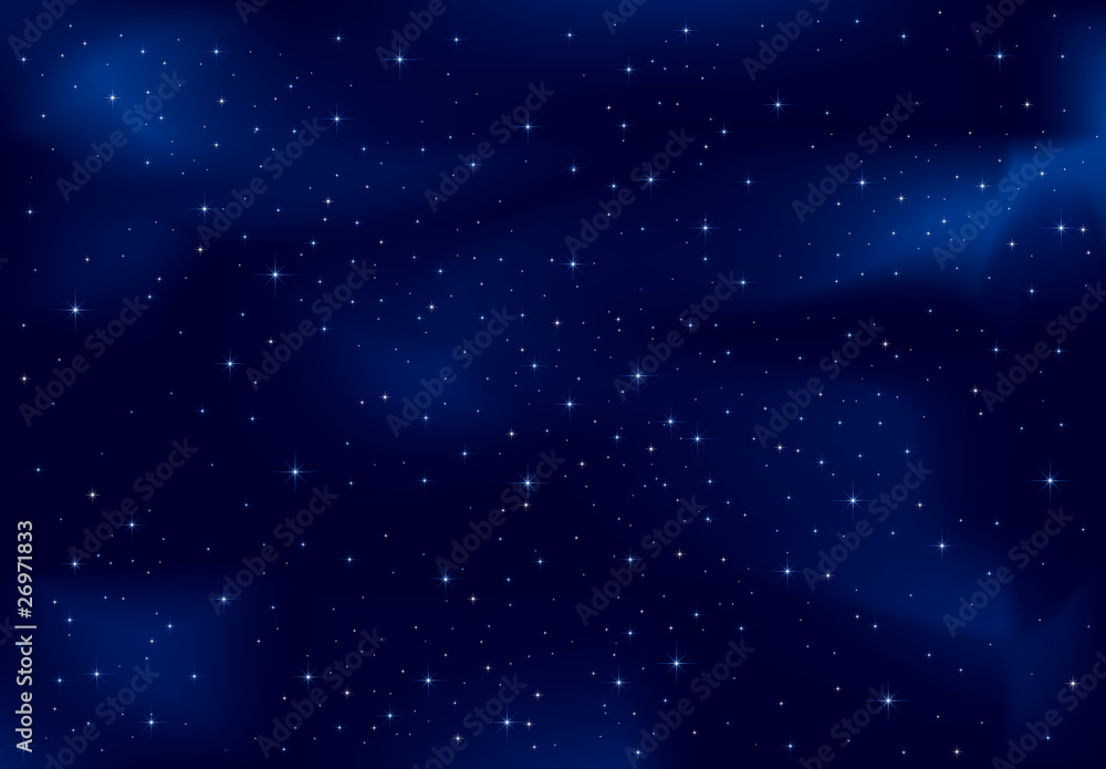 Blue Starry sky