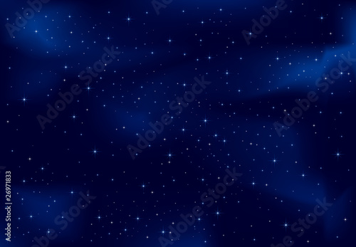 Blue Starry sky