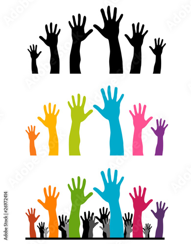 rising hands