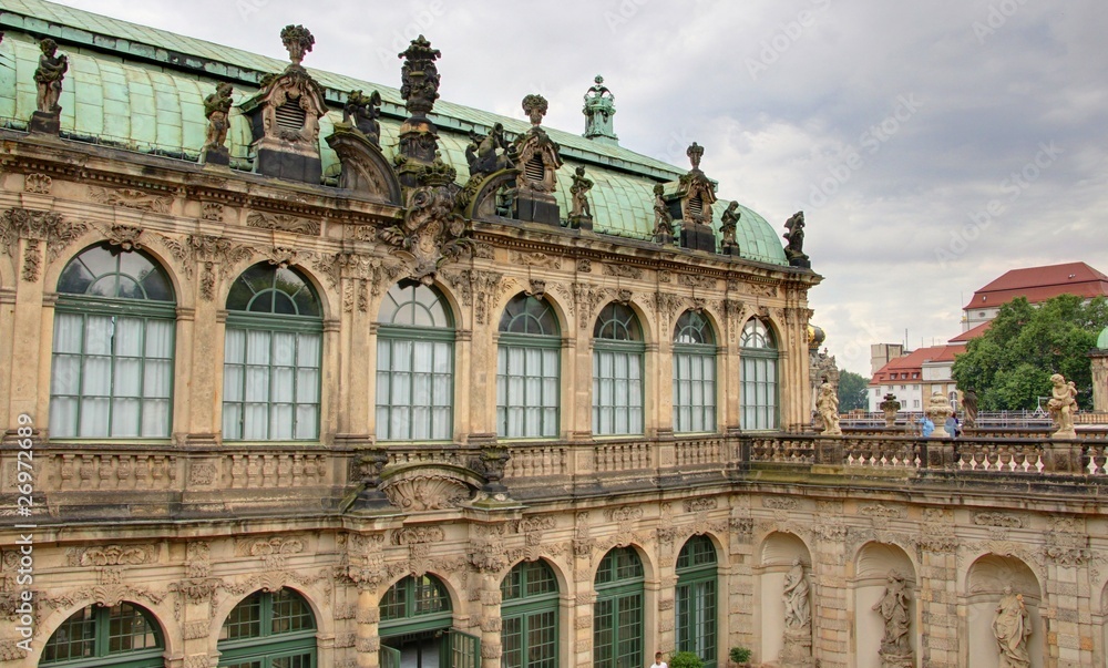 façade du Zwinger à Dresde