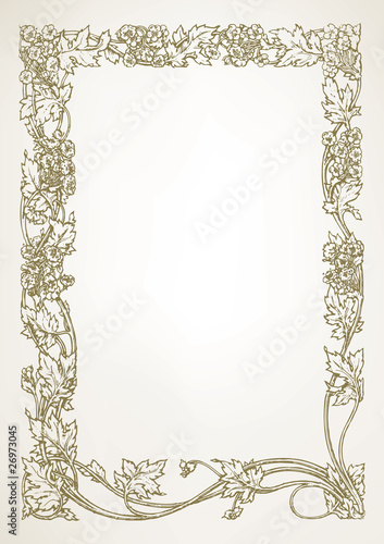 Floral border