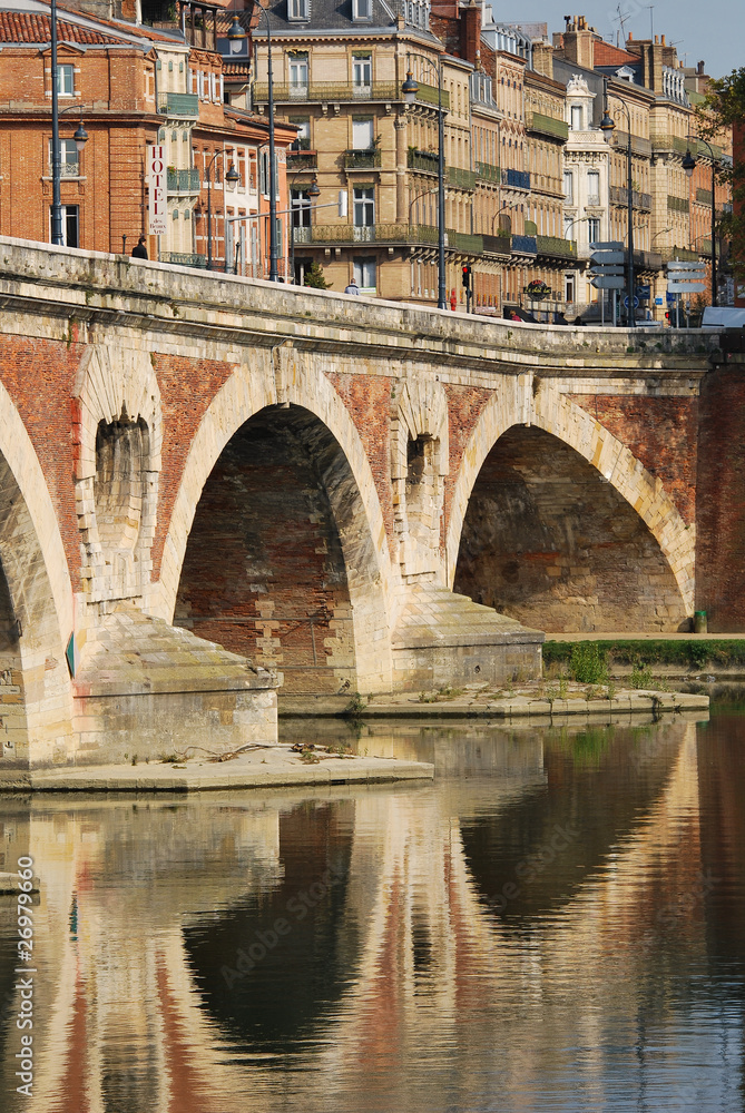 Les maisons de Toulouse et le Pont Neuf