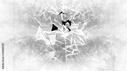 ice wall demolition, with alpha channel