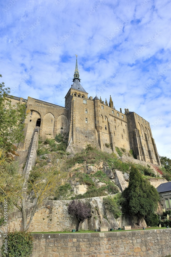 Façade sud du Mont-Saint-Michel