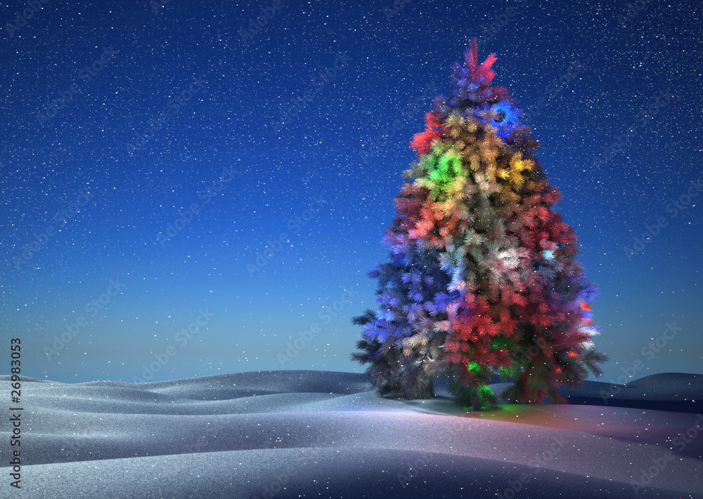 Obraz premium Christmas tree