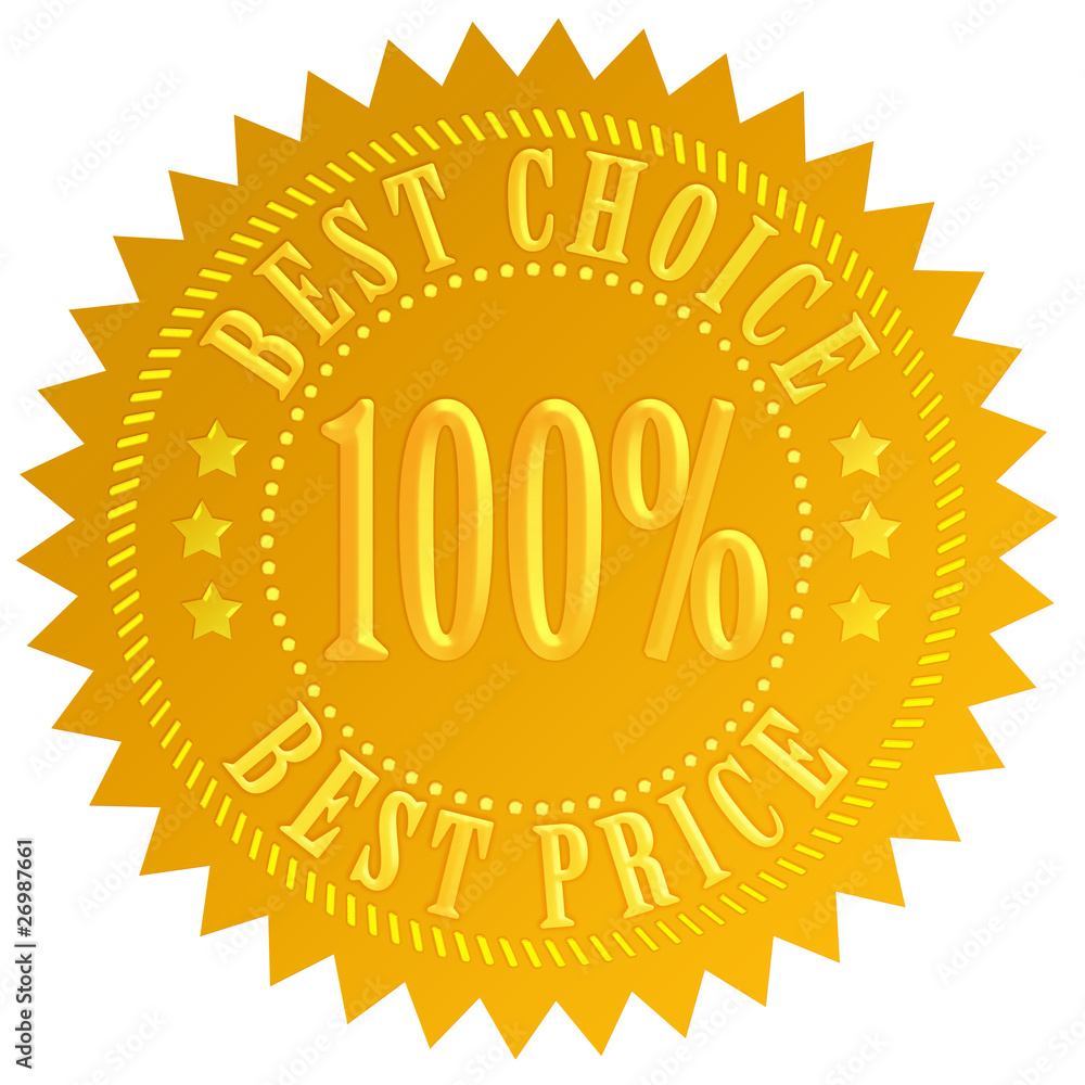 Best choice label Best choice label