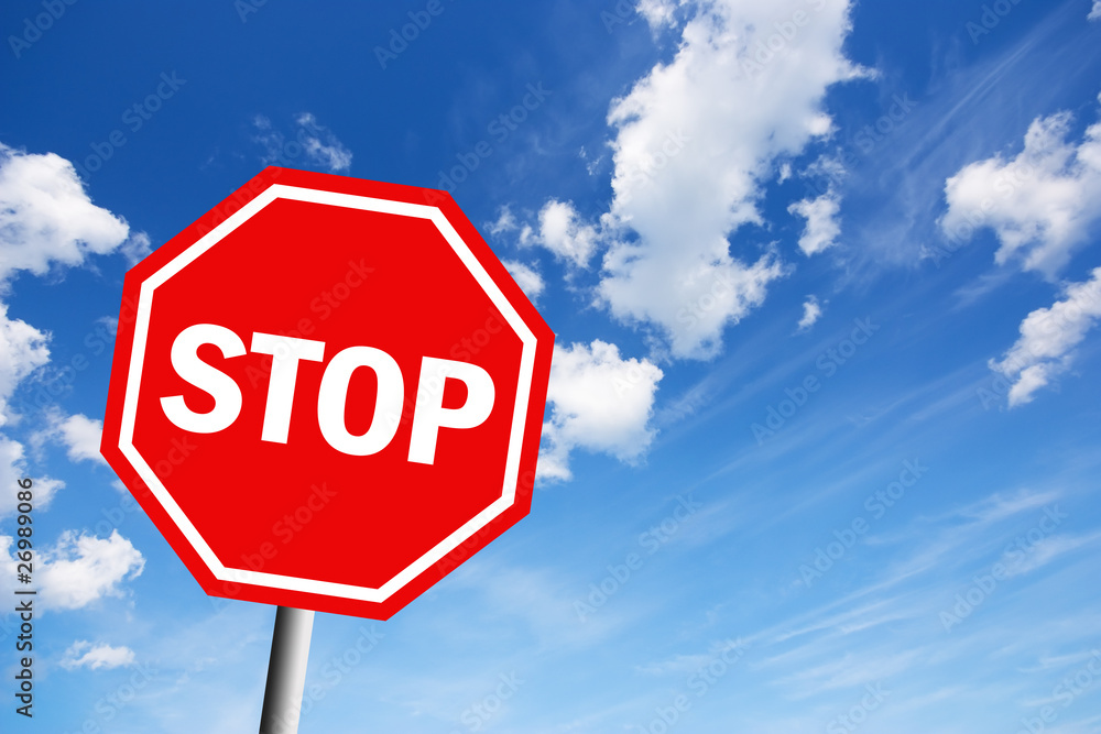 Stop sign Stop sign