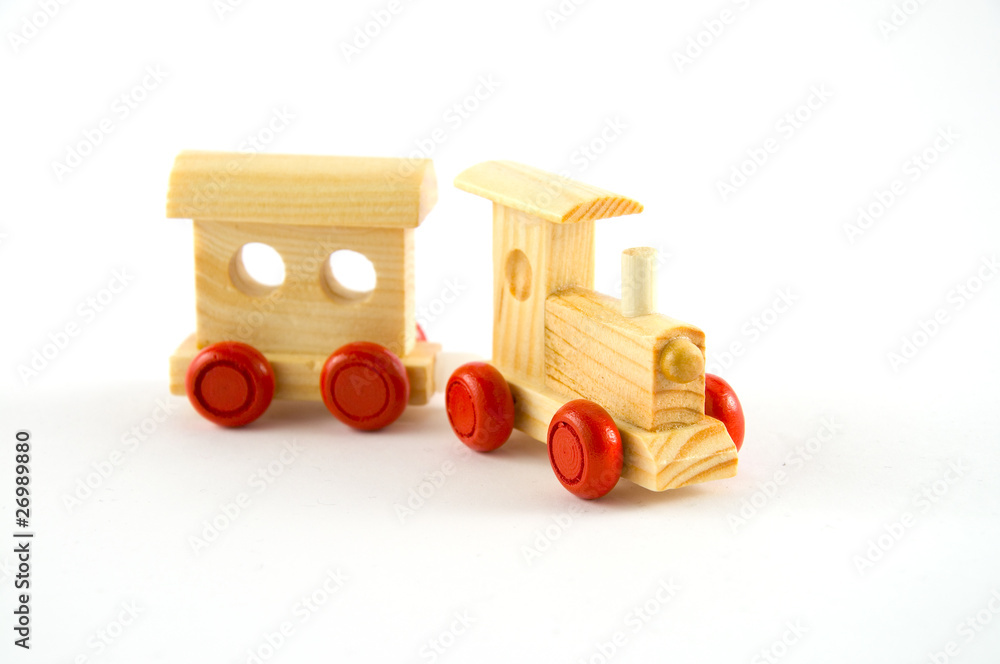 Obraz na plátně Holzeisenbahn