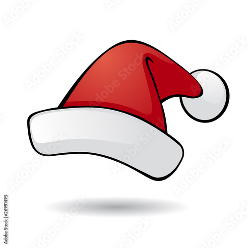 Santa vector hat.