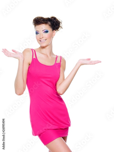 Wallpaper Mural Beautiful  female face with fashion makeup Torontodigital.ca