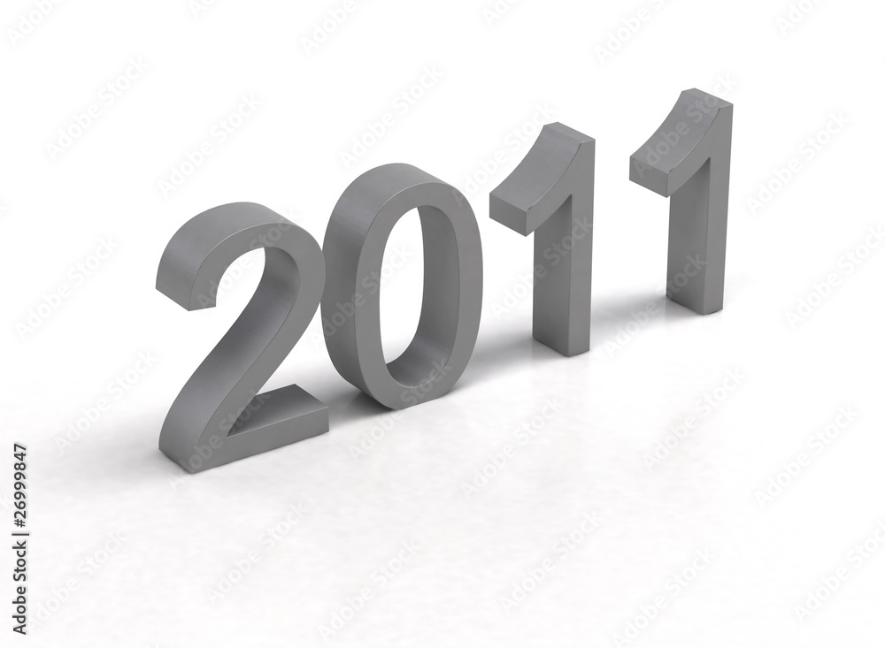 new year 2011 isolated on a white background new year 2011 isolated on a white background