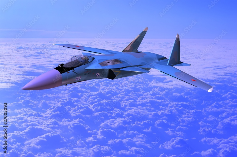 Naklejka premium The plane