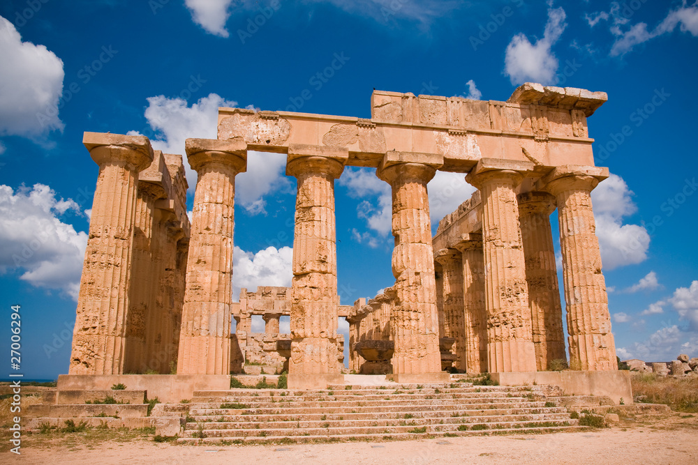 Greek temple in Selinunte