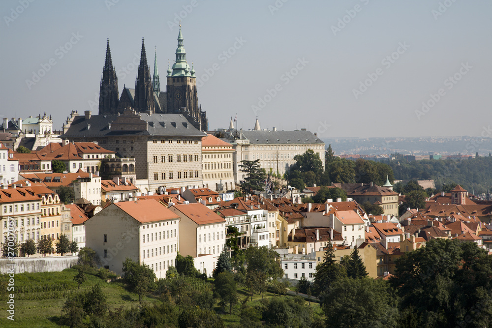 cathedral and castle in Prague