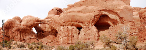 Rock formation in Arches National Park, Utah