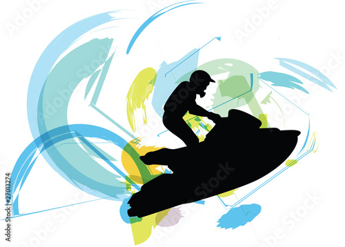 Jetski illustrator