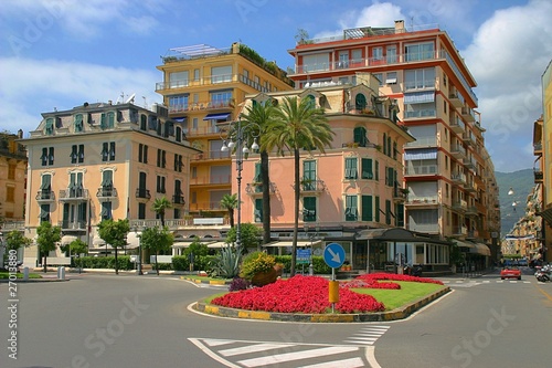 Bild auf Leinwand Rapallo city, Italy