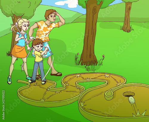 Minigolf family